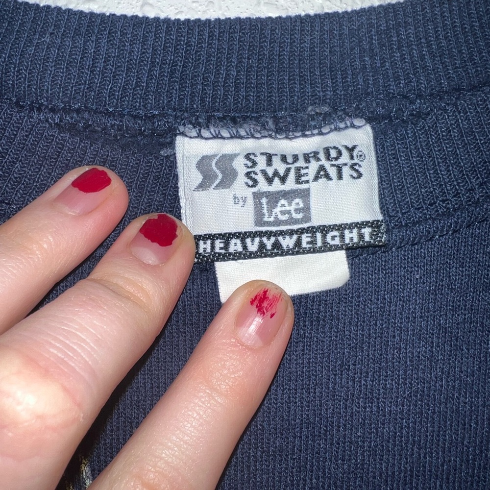 blue lee crewneck sweater - Picture 3 of 3